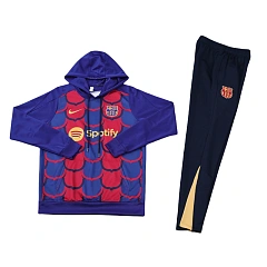 Тренировочный футбольный костюм с капюшоном для мужчин Barcelona 24-25