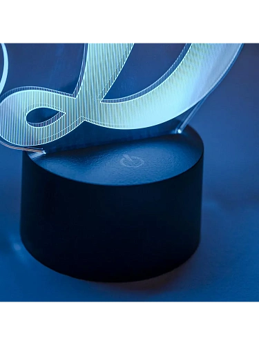 3D светильник Динамо New