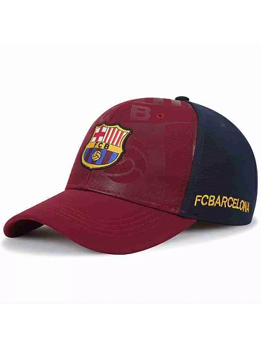 Бейсболка Барселона бордовая