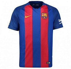Футболка Барселона Nike 2016/17 домашняя 776850-481