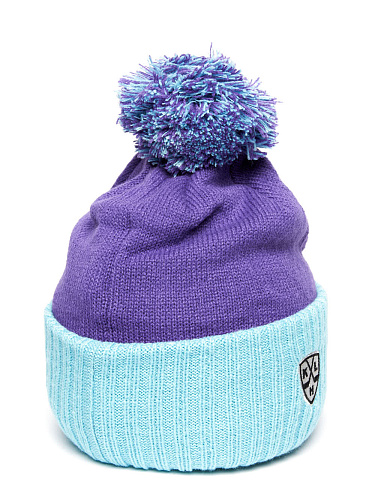 Шапка КХЛ КРУТ фиолетово-бирюзовая 60287