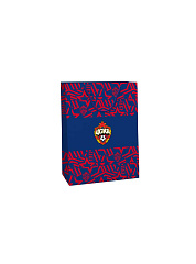 Пакет бумажный подарочный ЦСКА МОСКВА 22х26х10 см	