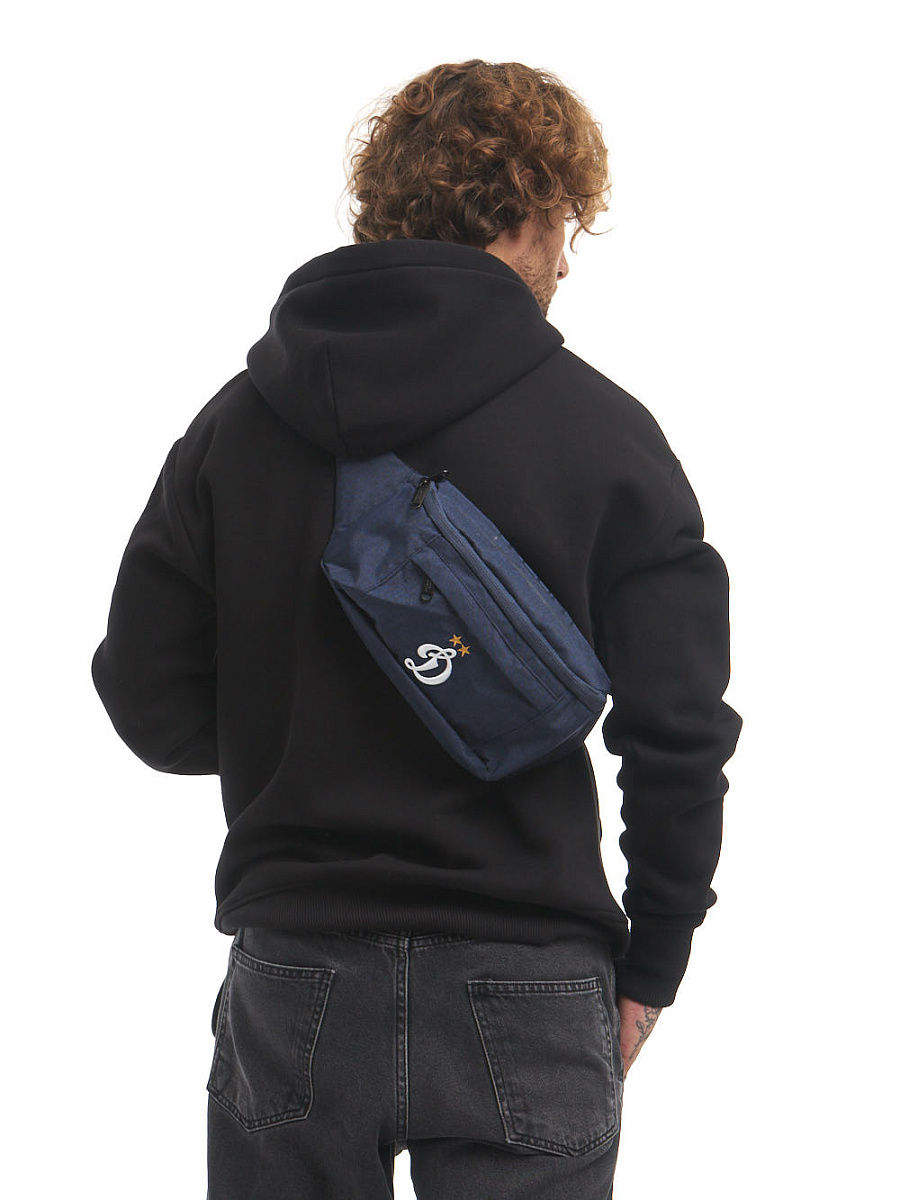 Сумка на пояс ФК Динамо, синяя, 60210