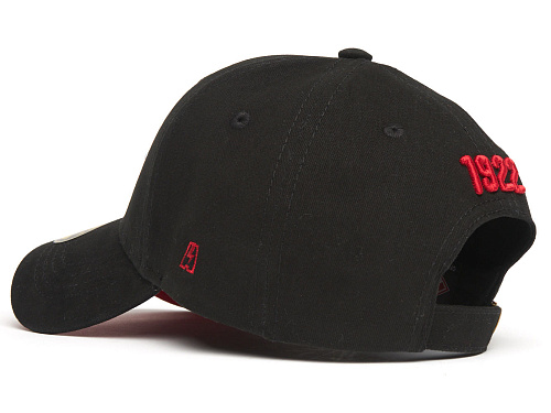 Детская бейсболка Спартак черно-красная 120326