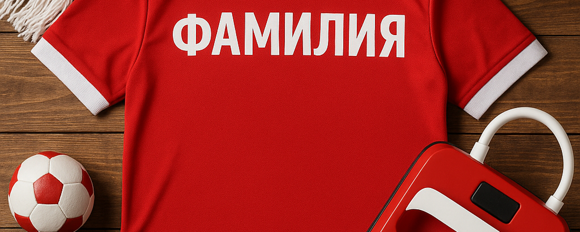 Нанесение фамилии