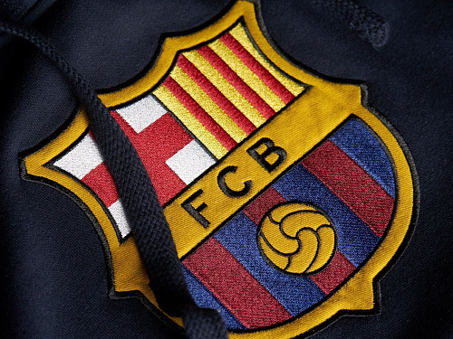 Толстовка Барселона детская 144282 синяя