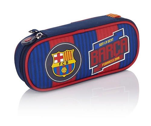 Пенал школьный Барселона, красно-синий FC-139