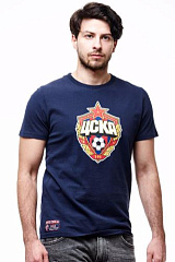 Футболка ЦСКА темно-синяя 137040