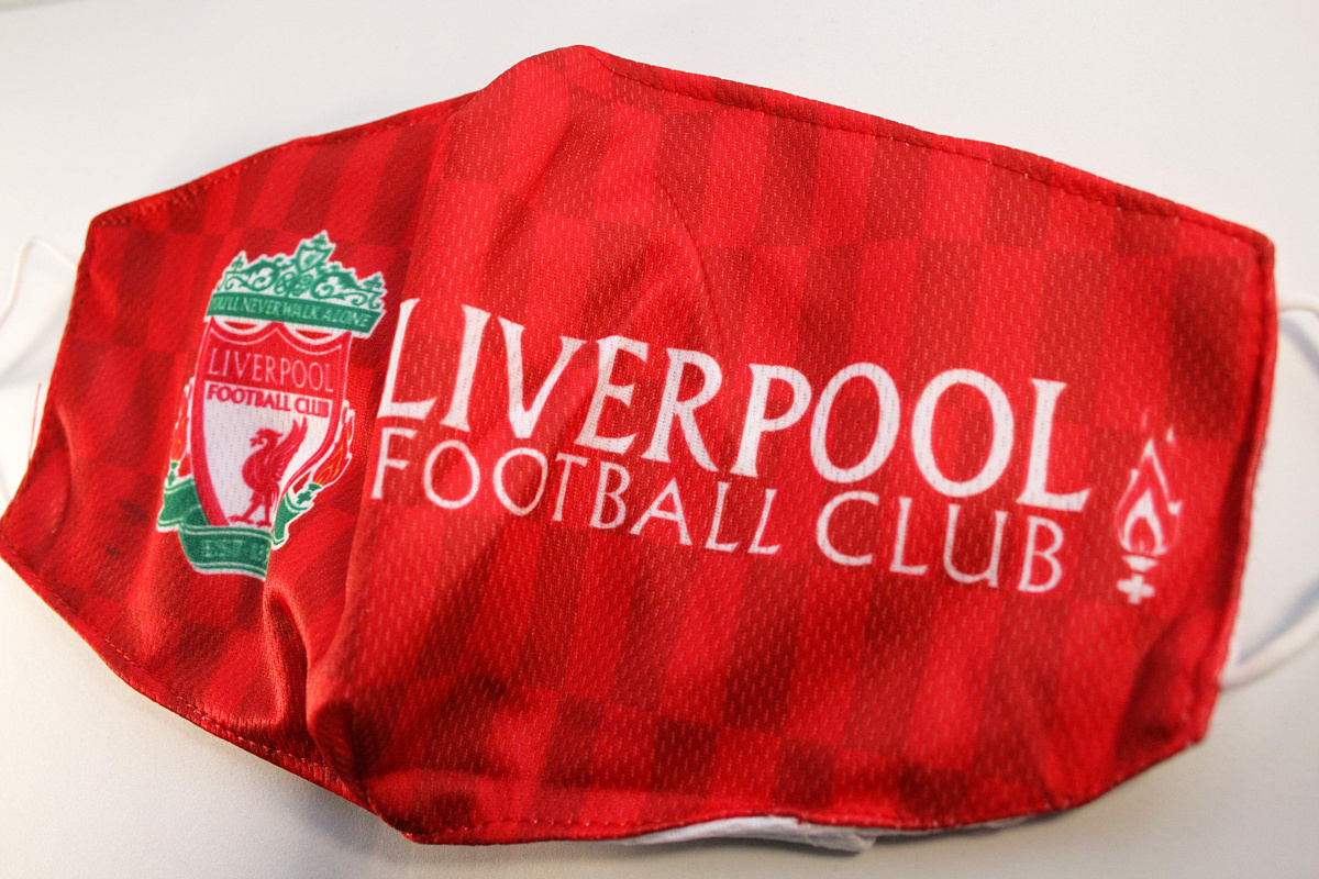 Маска для лица многоразовая ФК Ливерпуль