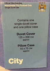 Постельное белье двухстороннее 1,5 спальное Манчестер Сити Duvet Set BE