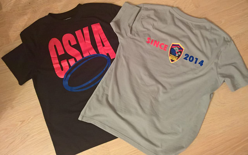 Футболка CSKA регби черная