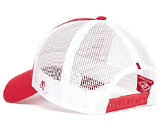 Бейсболка Спартак 120276 красно-белая летняя