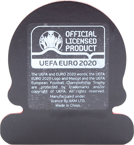 Магнит ЕВРО 2020 фольга "Эмблема" фигурный