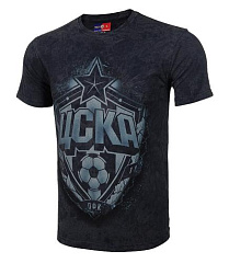 Футболка Эмблема ПФК ЦСКА цвет камуфляж серый