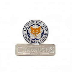 Значок Лестер Сити Badge Champions