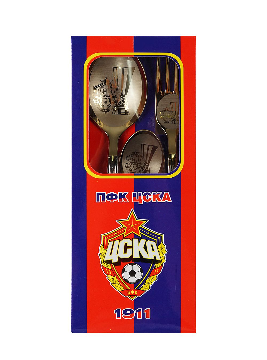 Набор столовых приборов ЦСКА "Кубок УЕФА"
