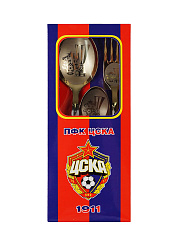 Набор столовых приборов ЦСКА "Кубок УЕФА"
