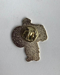 Значок ЦСКА богатырь золотистый