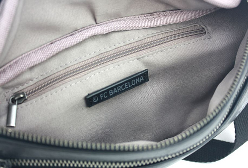 Сумка на пояс Барселона черная искуственная кожа