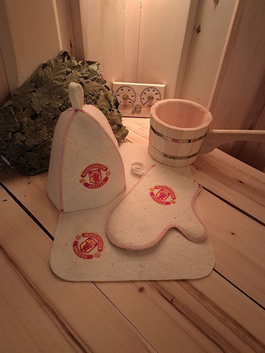 Банный набор Манчестер Юнайтед, белый