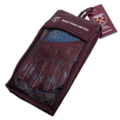 Вратарские перчатки Вест Хэм подростковые Delta Goalkeeper Gloves Yths, 10-12 лет