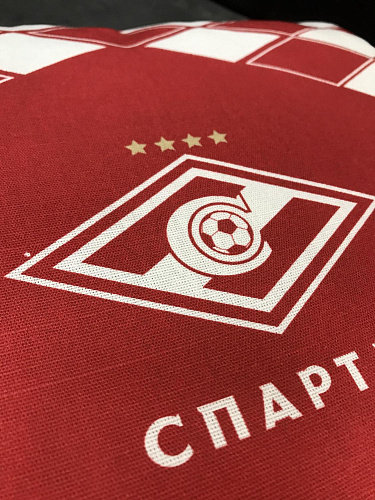 Подушка Спартак красный ромб