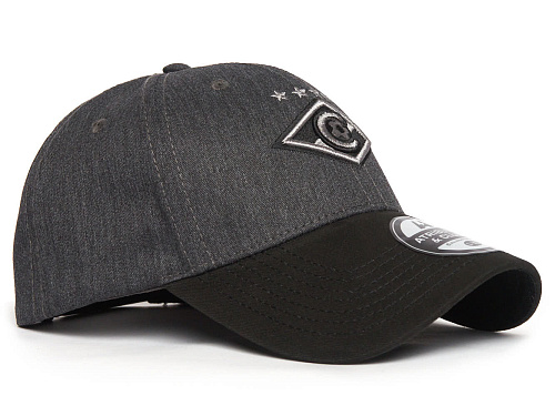 Бейсболка Спартак 120374 серо-черная