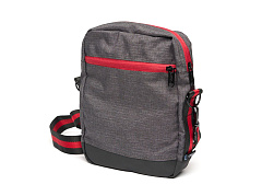 Сумка через плечо Спартак 54041, черно-красная