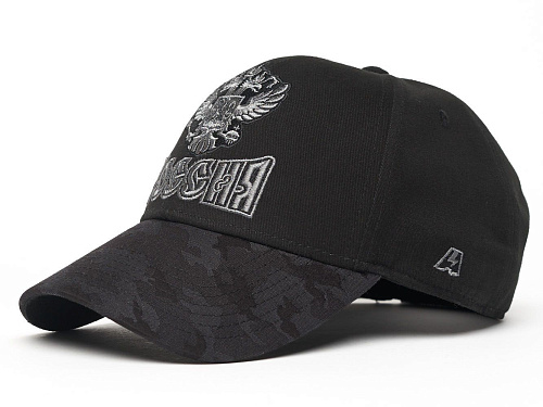 Бейсболка Россия 10174 черная