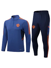 Тренировочный костюм Манчестер Юнайтед Blue Orange 22/23