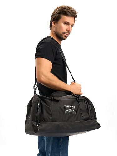 Сумка спортивная Торпедо черная 10349