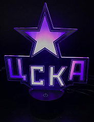 3D светильник ХК ЦСКА