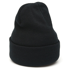 Шапка Ювентус 37301 черная с отворотом