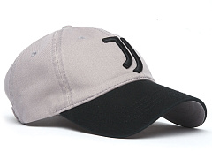 Бейсболка Ювентус 37278 серо-черная