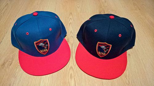 Бейсболка ЦСКА  регби прямой козырек светло-синяя