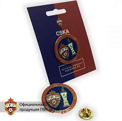 Значок ПФК ЦСКА Чемпион России 30мм