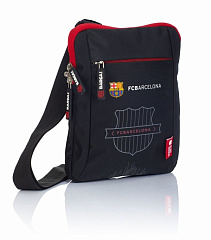 Сумка через плечо Барселона, черная, FC-241