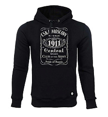 Толстовка ЦСКА "CSKA MOSCOW 1911" cover, цвет черный