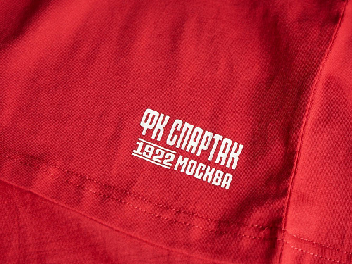 Футболка Спартак №10 110590 красно-белая винтаж