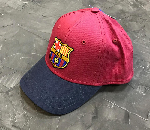 Бейсболка Барселона Contrast Burgundy