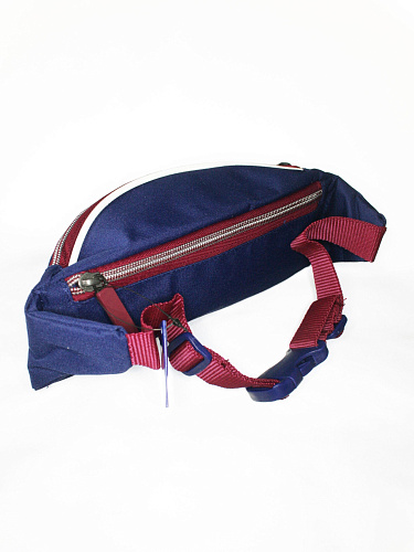 Сумка на пояс подростковая Барселона, красно-синяя FC-231