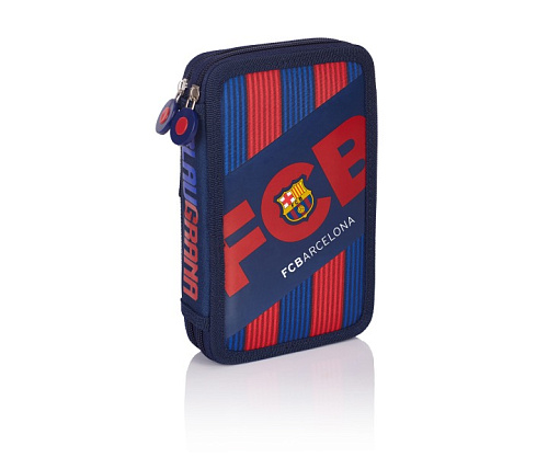 Пенал с канцтоварами Барселона, два отделения FC-144