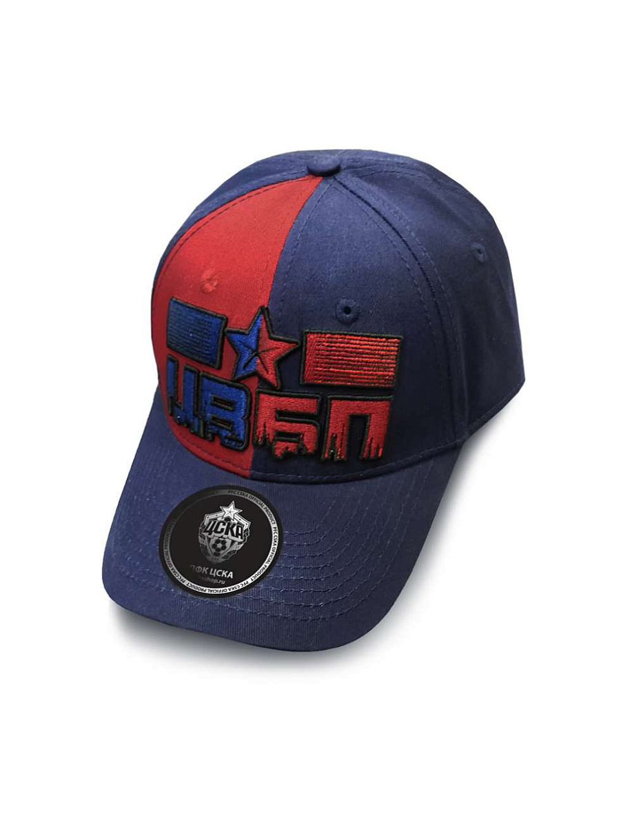 Бейсболка ЦВБП, цвет красно-синий