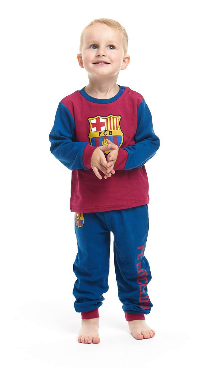 Костюм (футболка с длинным рукавом и брюки) Барселона 435060