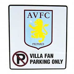 Табличка Астон Вилла No Parking Sign