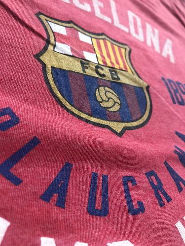 Футболка Барселона Camp Nou красная