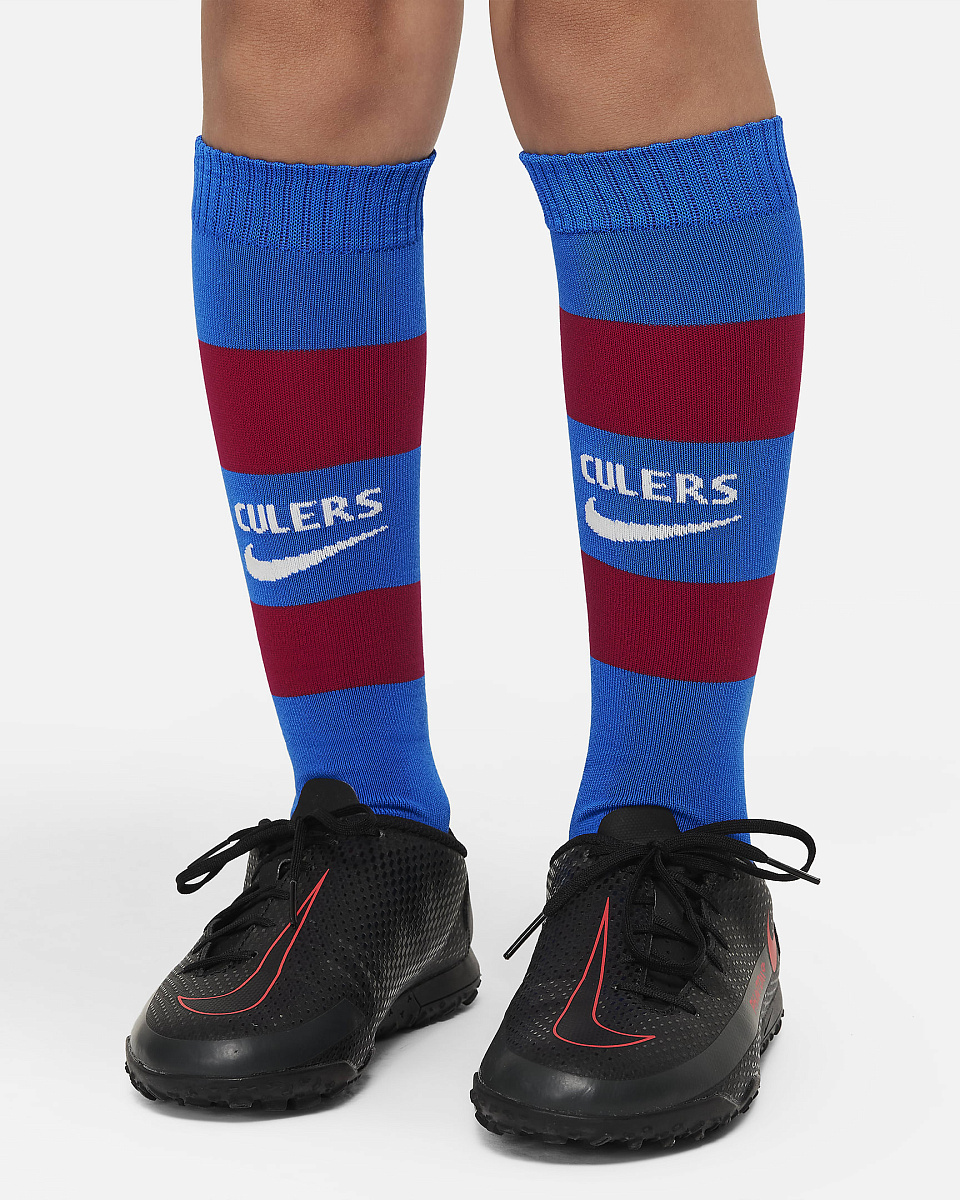 Детская форма Барселона Nike 2021/22 FCB LK NK DF KIT HM CV8268-428 (футболка, шорты, гетры)