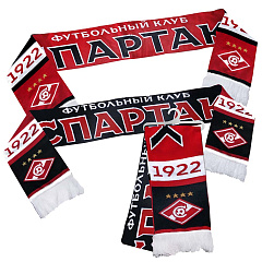 Шарф Спартак 02532 красно-черный