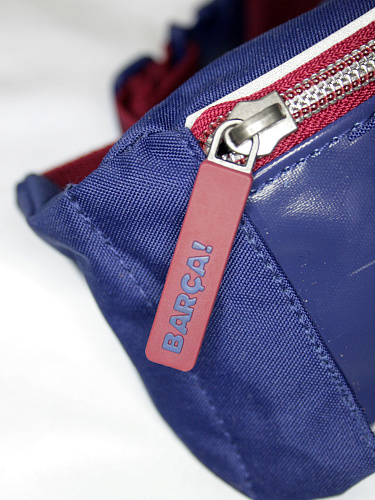 Сумка на пояс подростковая Барселона, красно-синяя FC-231