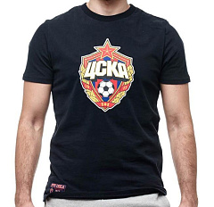 Футболка ЦСКА черная 140000